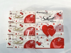 Giấy rút Silkwell Cherry 564 tờ, 3 lớp, 188 lần rút