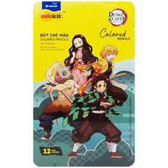 Bút chì màu hộp thiếc CPC-C042/DS 12 màu
