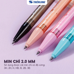 Bút chì bấm 2B 2.0mm PC-030 hộp 10