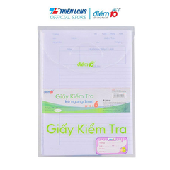 Giấy kiểm tra TP-GKT05 kẻ ngang