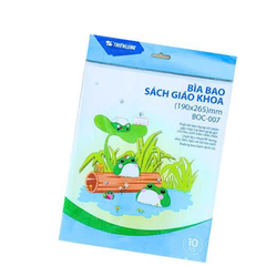 Bìa bao SGK BOC-007 túi 10
