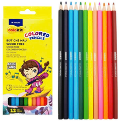 Bút Chì Màu Woodfree CPC-C031/AK 12 màu