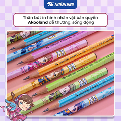 Bút chì gỗ Akooland TP-GP021/AK h10/960 - 2B