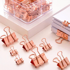 78200_Kẹp bướm_25 cái_Màu vàng hồng