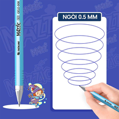 Bút gel xóa được GELE-008 hộp 20