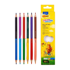 Bút Chì Màu 2 Đầu CPC-C034 12 màu