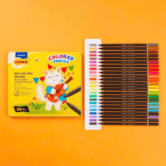 Bút chì màu gỗ đen CPC-C029 12 màu