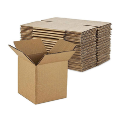 Hộp 30x25x15 cm - 3 lớp sóng B, mặt nâu, đáy mộc, nắp đối