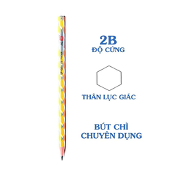 Bút chì gỗ TP-GP021 hộp 10 - 2B