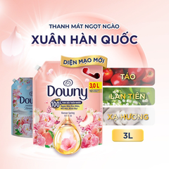 Nước xả Downy túi 3LX4 xuan han quoc crown