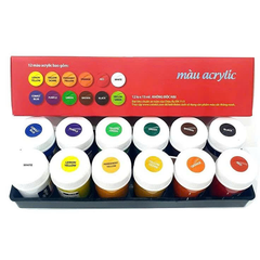 Màu acrylic ACR-C03 hộp 12 màu