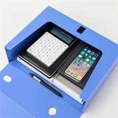 W38117_File hộp_6 cái/ thùng_Màu xanh