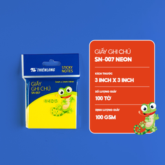Giấy ghi chú NEON 3X3 SN-007 hộp 50