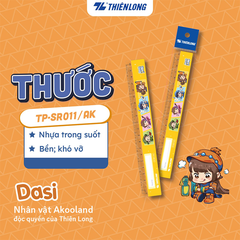 Thước thẳng TP-SR011/AK túi 1/T200