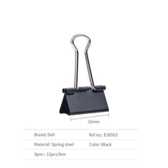 E38562_Kẹp bướm_41mm_Màu đen_hộp