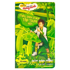 Bút sáp màu CR-C07 10 màu