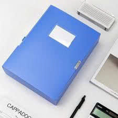 W31116_File hộp_4 Inch_Màu xanh