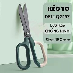 NS055_Kéo_180mm_Màu xanh lá