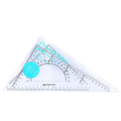 E6425_Thước Eke_25cm_Trong suốt