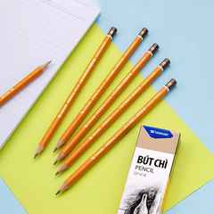 Bút chì gỗ GP-018 hộp 10 - 2B