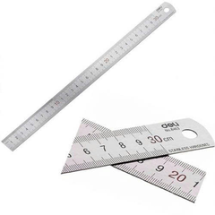 E8463_Thước thép 30cm_Màu bạc