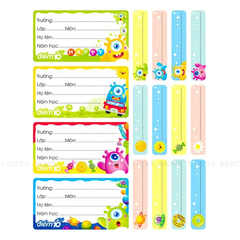 Nhãn vở TP-NBL006 (4 cái) xấp 4