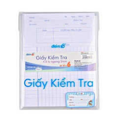 Giấy kiểm tra TP-GKT02 4 ôly vuông