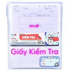 Giấy kiểm tra TP-GKT03 5 ôly vuông