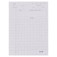 Giấy kiểm tra TP-GKT04 5 ôly vuông