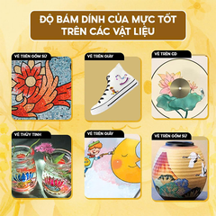 Bút lông dầu PM-C01 hộp 12 màu