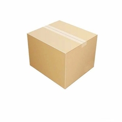 Hộp 10x10x10 cm - 3 lớp sóng B, mặt nâu, đáy mộc, nắp đối