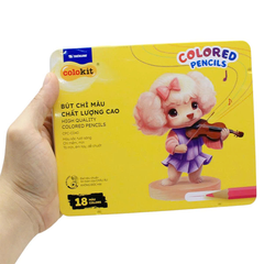 Bút Chì Màu CC Hộp Thiếc CPC-C040 18 màu