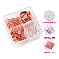 78551 Bộ phụ kiện ghim tài liệu_Vàng mạ