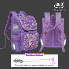 Cặp chống gù BP-021 tím/T24