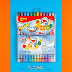 Bút sáp vặn TCR-C05/DO 18 màu