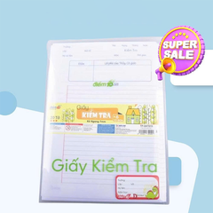 Giấy kiểm tra TP-GKT14 kẻ ngang