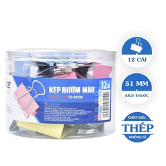 Kẹp bướm màu 32mm FO-DCC04
