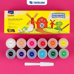 Màu nước rửa được SWP-C002 12 màu/T24