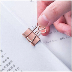 78200_Kẹp bướm_25 cái_Màu vàng hồng