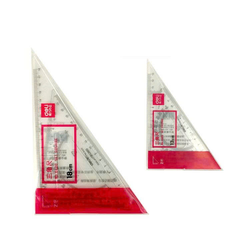 6420_Bộ thước Eke 18cm_Trong suốt