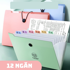 EF612_ Túi tài liệu A4_7 ngăn_màu lẫn