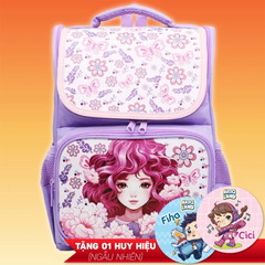 Cặp chống gù BP-021 tím/T24