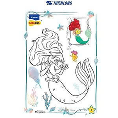 Bộ tập tô màu Disney Ariel COB-C009/T40