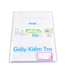 Giấy kiểm tra TP-GKT14 kẻ ngang