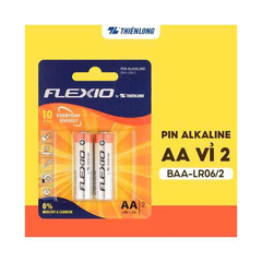 Pin Alkaline AA (tiểu) vỉ 2 BAA-LR6/2 - HSD 10 năm