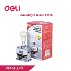 E7508_Dấu nhảy tự động 8 số_Màu trắng