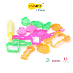 Bộ dụng cụ sáp nặn MCT-C03 túi 16