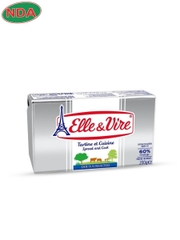 Bơ phe mặn 60% béo 200g/cục Ellvire Pháp trắng