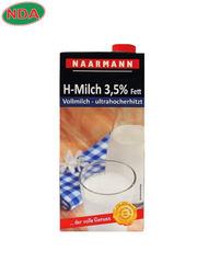 Sữa tươi tiệt trùng nguyên kem 3.5% béo Naarmann 1 L/hộp