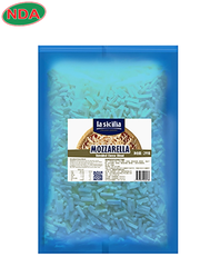 Phô mai Mozzalasi for Pizza (Shredded Mozzarella) La Sicilia - 2kg